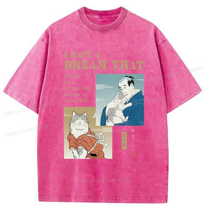 Tokyo-Tiger I Have A Dream Japanese Washed T-Shirt