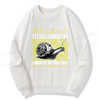 Tokyo-Tiger Snails That Work According To Their Own Rules Sweatshirt