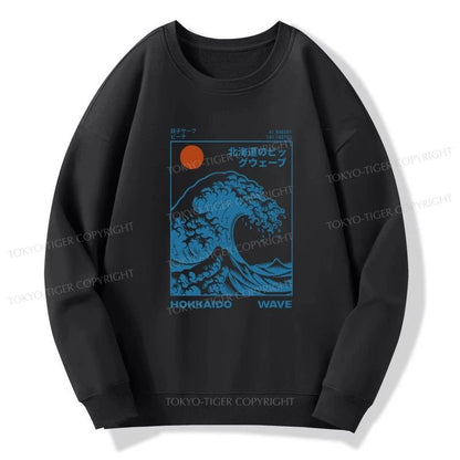 Tokyo-Tiger Hokkaido Wave Japan Sweatshirt