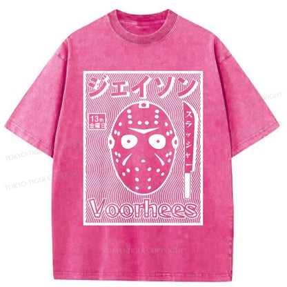 Tokyo-Tiger Killer Mask Washed T-Shirt