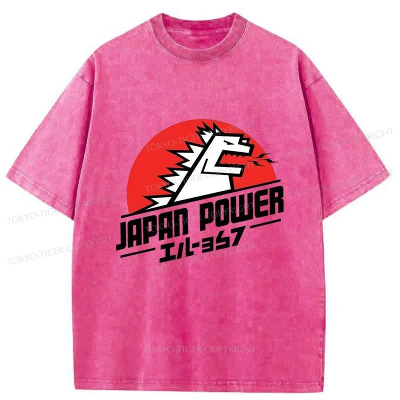 Tokyo-Tiger Japan Power Washed T-Shirt