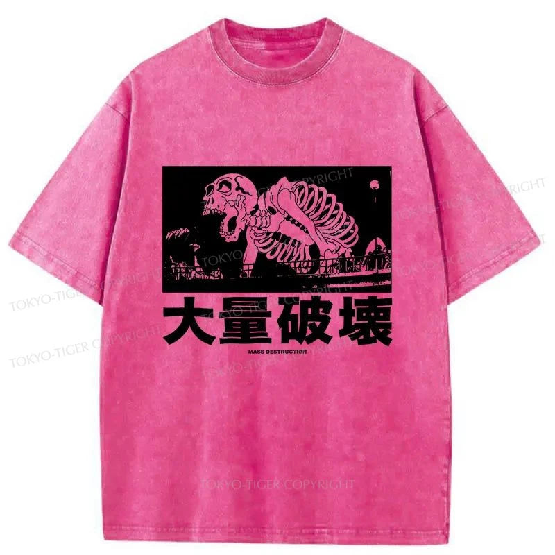 Tokyo-Tiger Mass Destruction Japan Washed T-Shirt