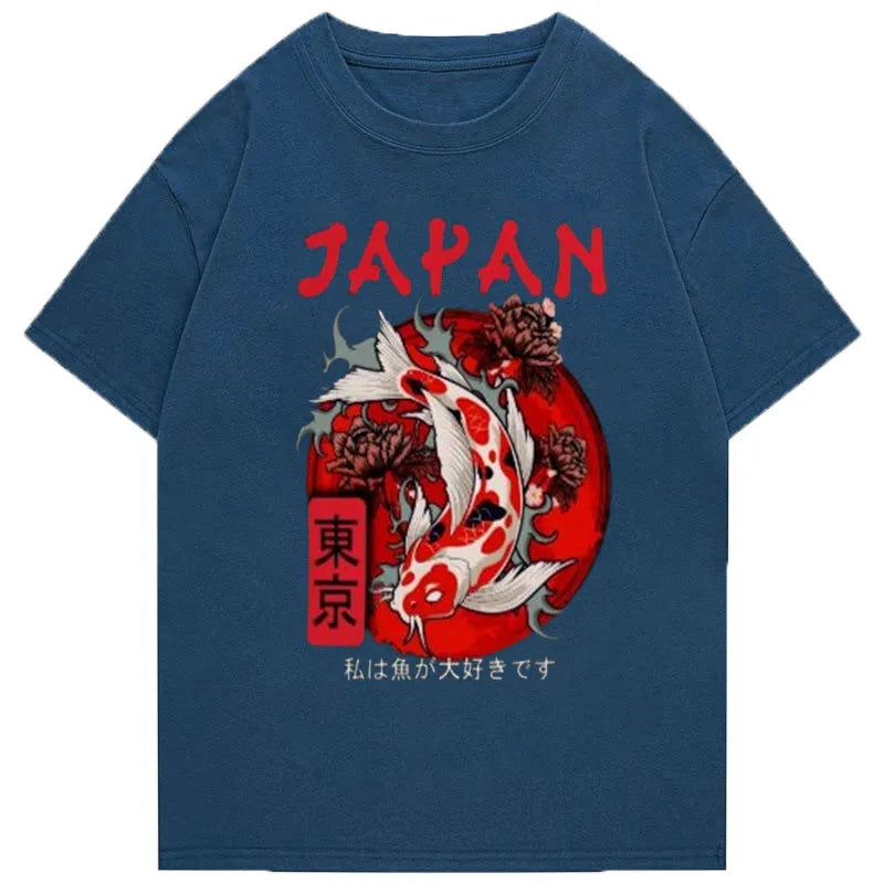 Tokyo-Tiger Koi Fish Japanese Nishikigoi Classic T-Shirt