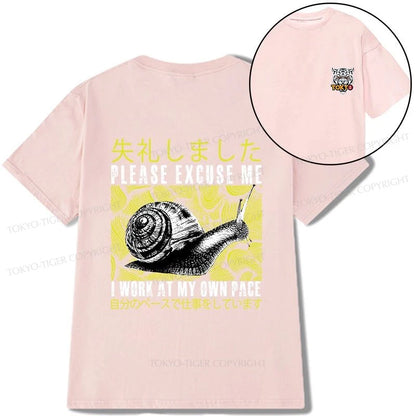 Tokyo-Tiger Snails That Work According To Their Own Rules Front Back Classic T-Shirt