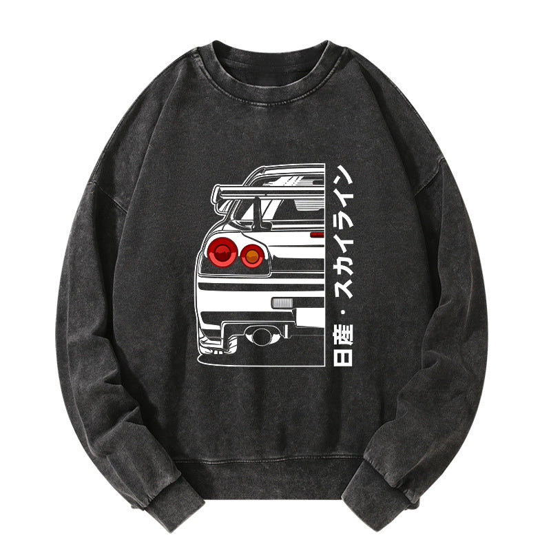 Tokyo-Tiger Nissan Skyline GTR R34 Washed Sweatshirt