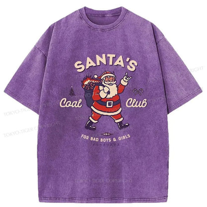 Tokyo-Tiger Santa's Coal Club Japan Washed T-Shirt