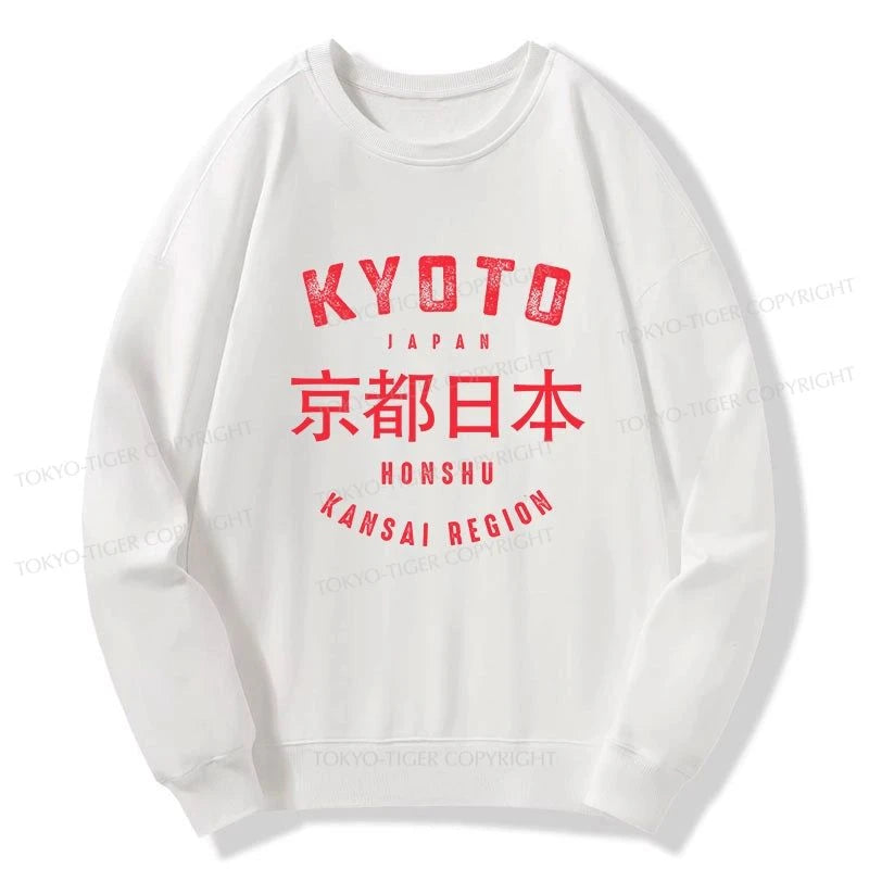 Tokyo-Tiger Kyoto City Japan Vintage Sweatshirt