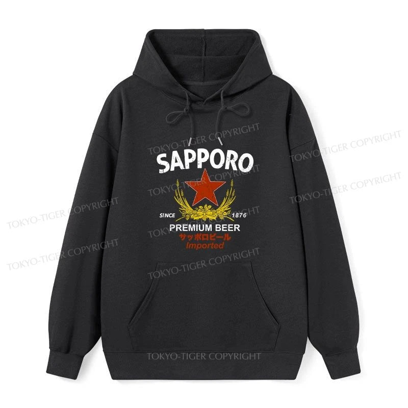 Tokyo-Tiger Sapporo Beer Essential Classic Hoodie