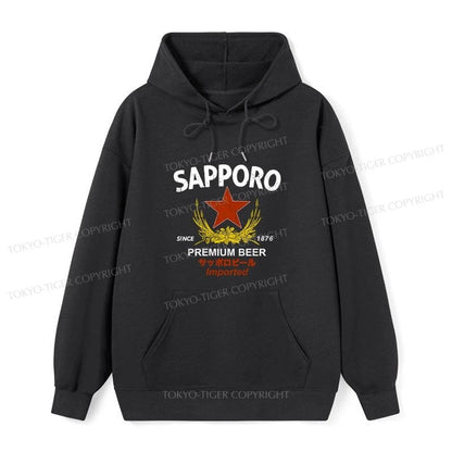 Tokyo-Tiger Sapporo Beer Essential Classic Hoodie