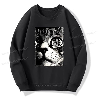 Tokyo-Tiger Scary Cat Japan Sweatshirt