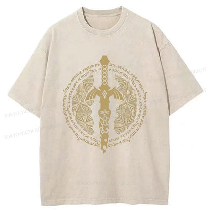 Tokyo-Tiger Magic Sword Japan Washed T-Shirt