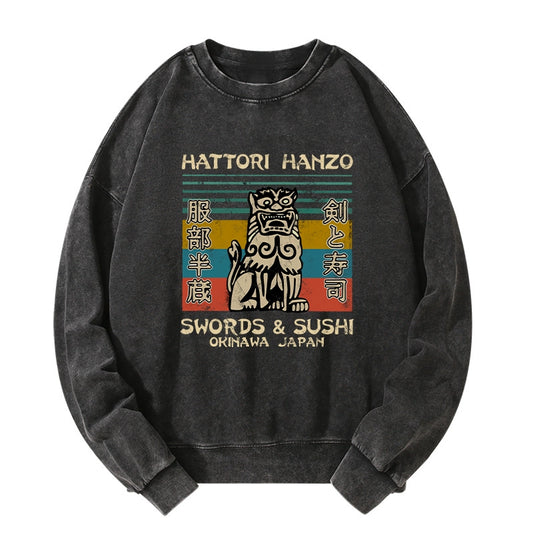 Tokyo-Tiger Hattori Hanzo Washed Sweatshirt