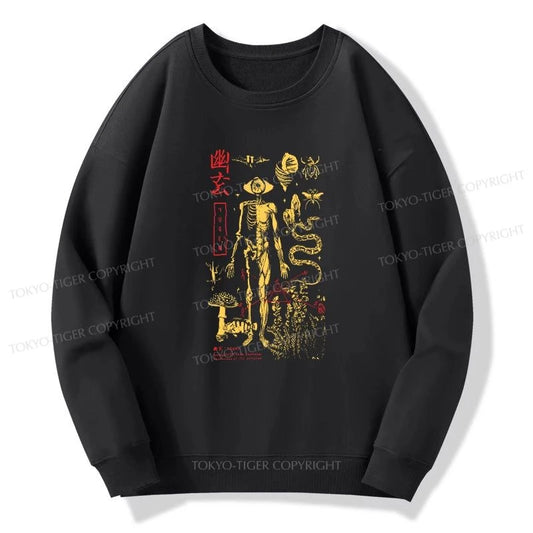 Tokyo-Tiger Spooky Ghost Japanese Sweatshirt