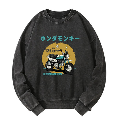 Tokyo-Tiger Honda Motorcycle Japanese Washed Sweatshirt