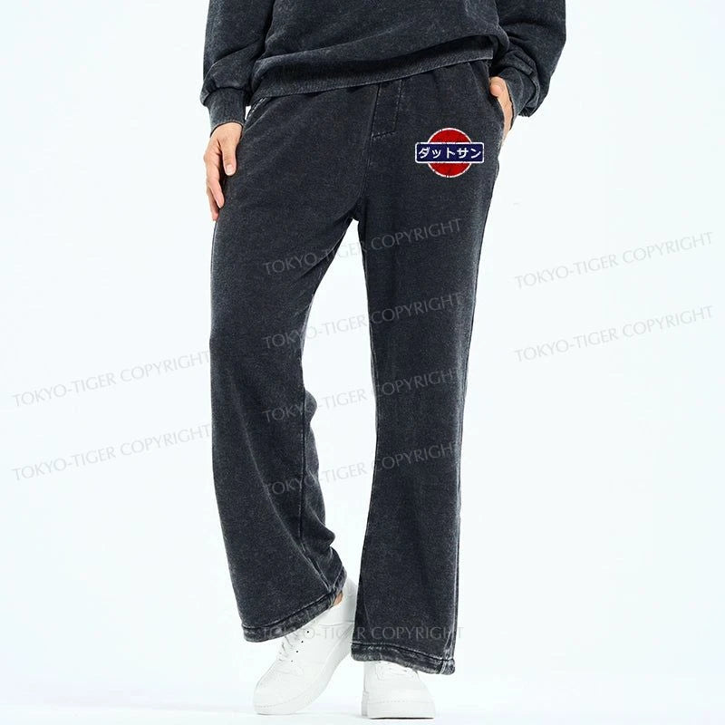 Tokyo-Tiger Datsun Vintage Japanese Car Washed Sweatpants