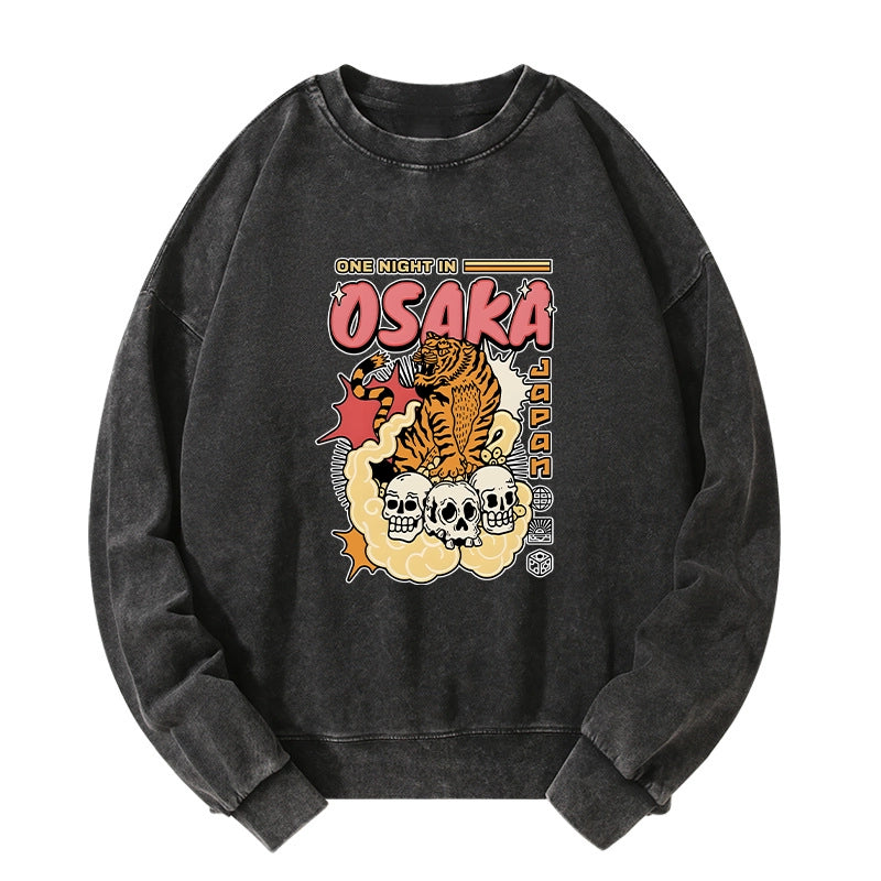 Tokyo-Tiger Osaka Tiger Washed Sweatshirt