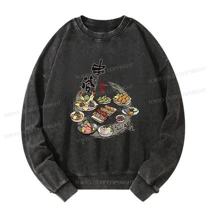 Tokyo-Tiger Lzakaya Japan Washed Sweatshirt