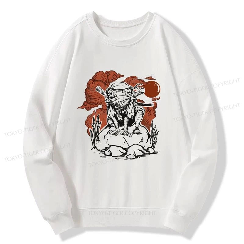 Tokyo-Tiger Ninja Frog Japanese Sweatshirt