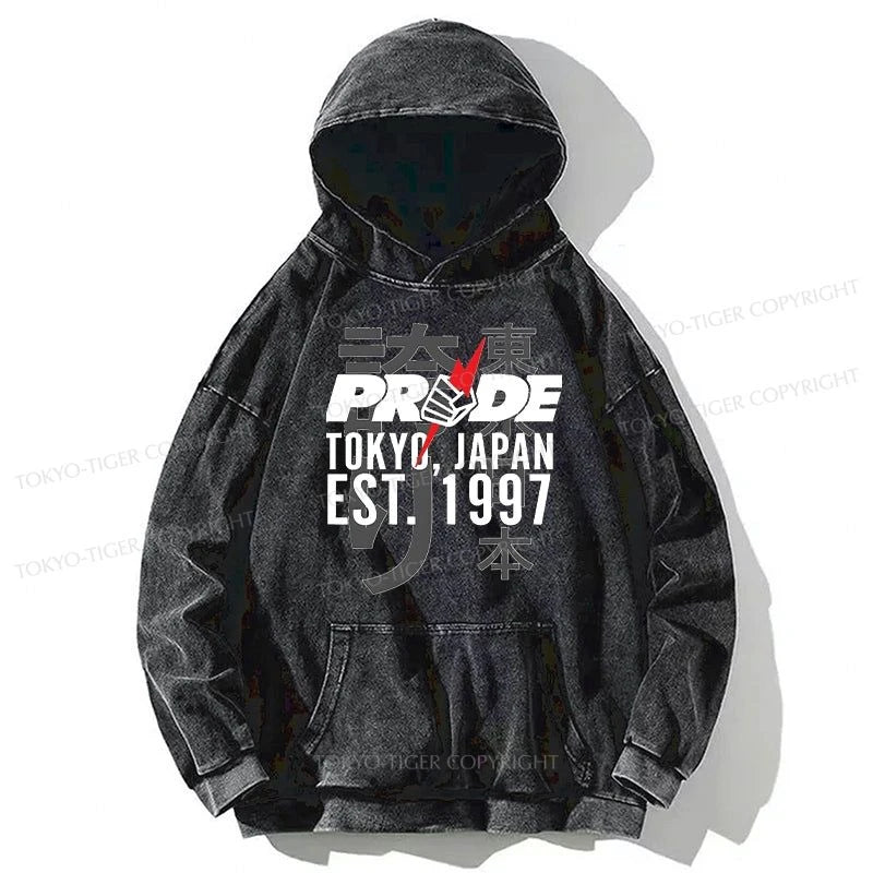 Tokyo-Tiger Pride FC Tokyo Japan Washed Hoodie