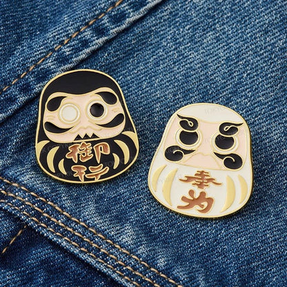 Tokyo-Tiger Takasaki Daruma Dolls Pin