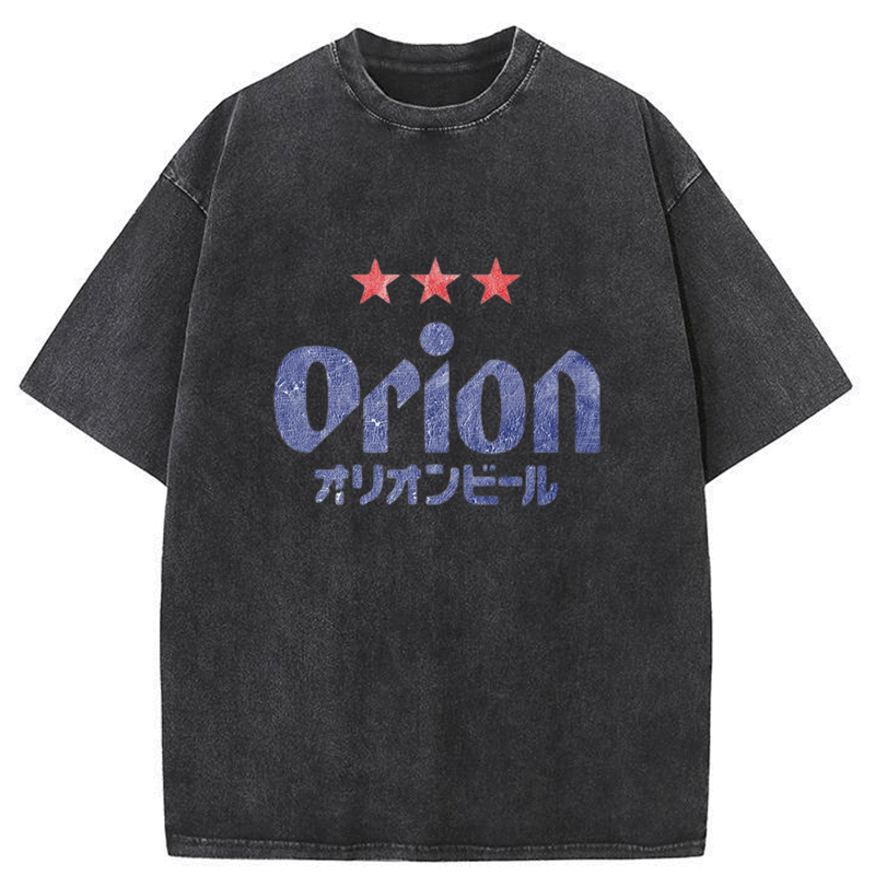 Tokyo-Tiger Orion Breweries Washed T-Shirt