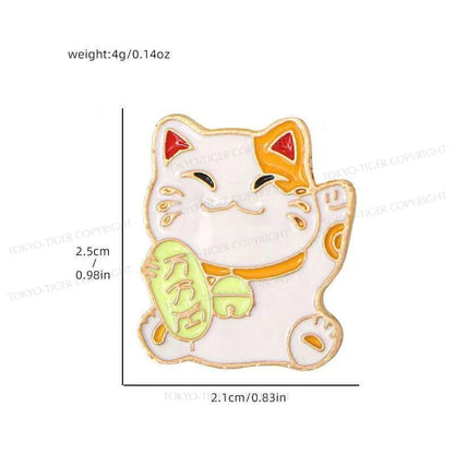 Tokyo-Tiger Japanese Lucky Cat Pin