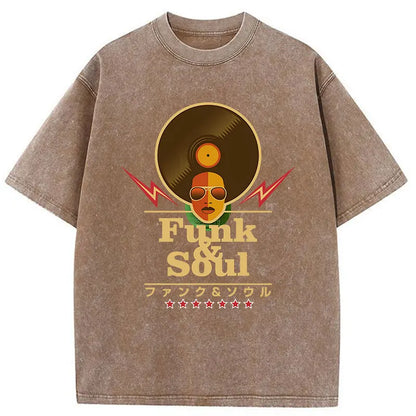 Tokyo-Tiger Funk Soul Music Japan Washed T-Shirt