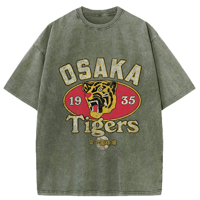 Tokyo-Tiger Osaka Tigers 1935 Washed T-Shirt
