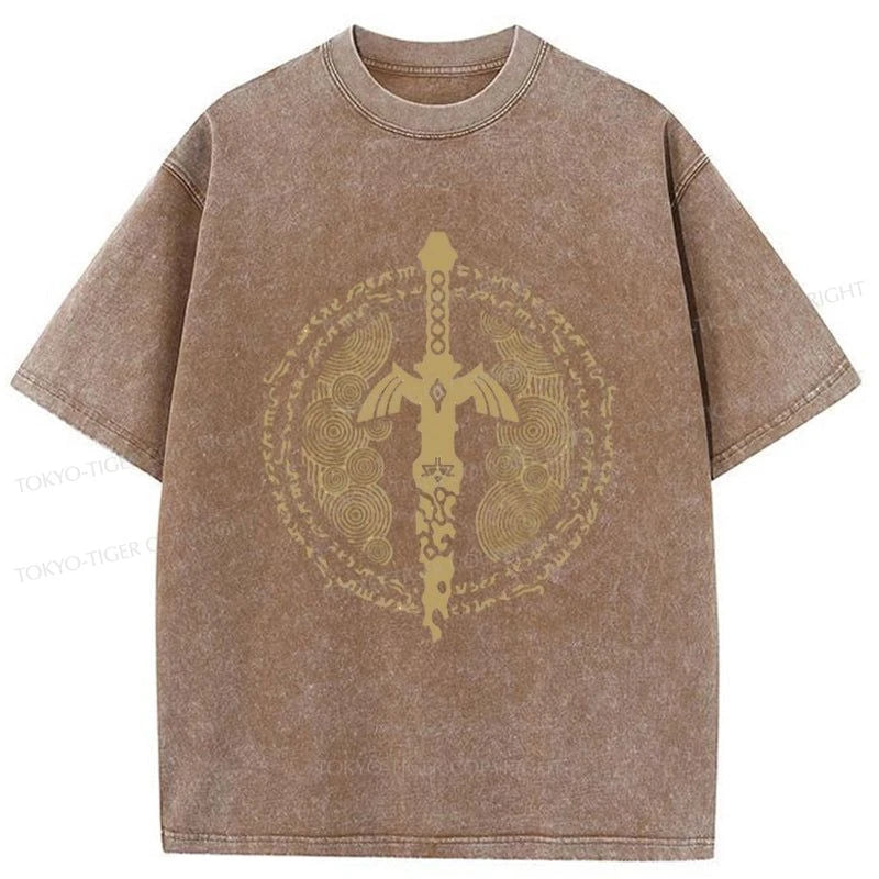 Tokyo-Tiger Magic Sword Japan Washed T-Shirt