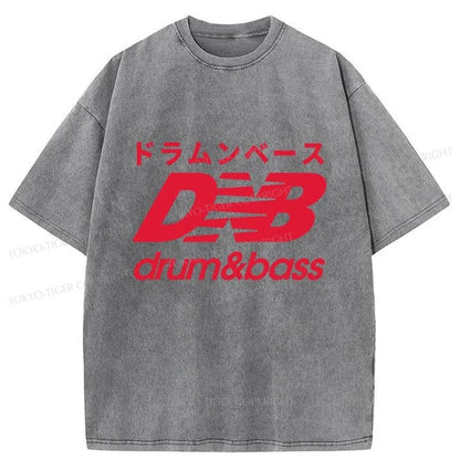 Tokyo-Tiger Drum And Bass Japan Washed T-Shirt