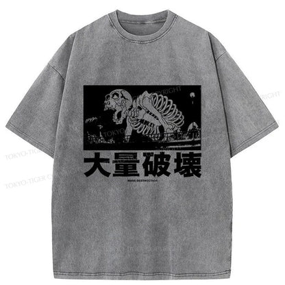 Tokyo-Tiger Mass Destruction Japan Washed T-Shirt