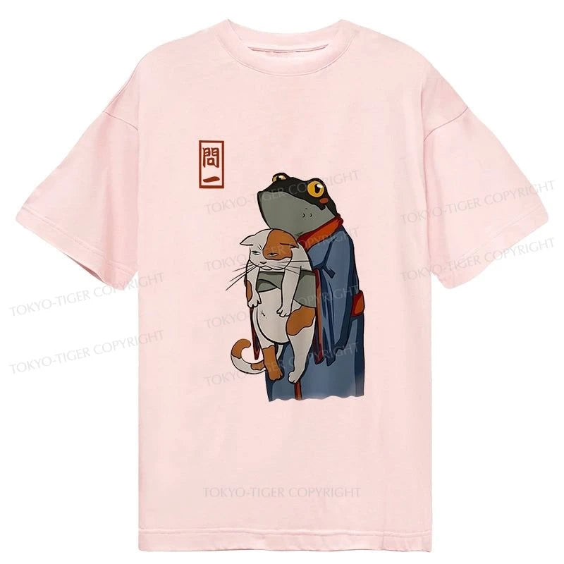 Tokyo-Tiger The Frog Holds The Cat Classic T-Shirt