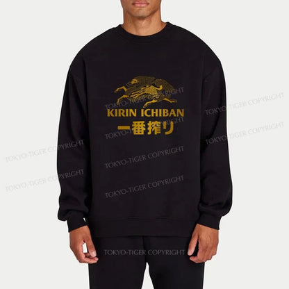 Tokyo-Tiger Japanese Beer Art Print Sweatshirt