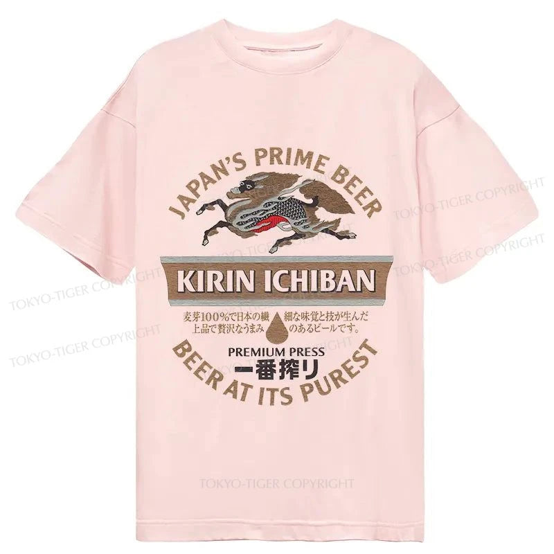 Tokyo-Tiger Kirin Ichiban Beer Japan Classic T-Shirt