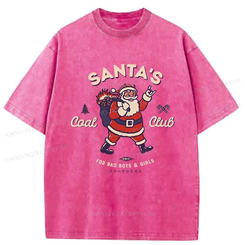 Tokyo-Tiger Santa's Coal Club Japan Washed T-Shirt