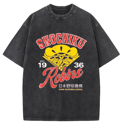 Tokyo-Tiger Shochiku Robins Washed T-Shirt