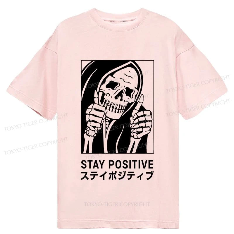 Tokyo-Tiger Stay Positive Skeleton Classic T-Shirt