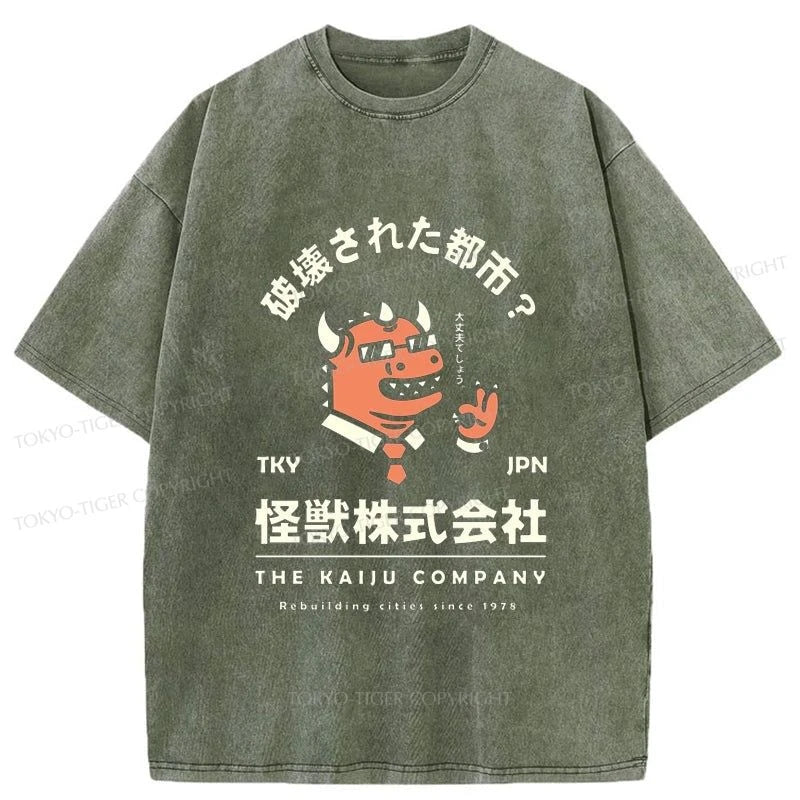 Tokyo-Tiger THE KAIJU COMPANY Monster Washed T-Shirt