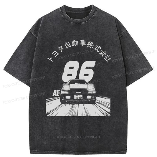 Tokyo-Tiger Toyota Japan Washed T-Shirt