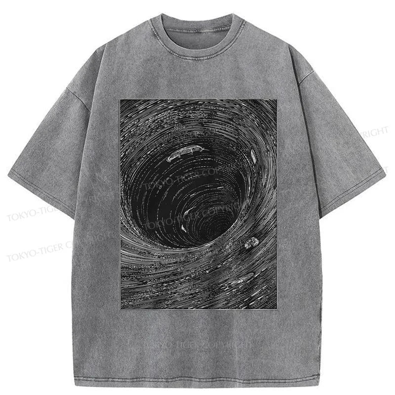 Tokyo-Tiger Vortex Japanese Washed T-Shirt