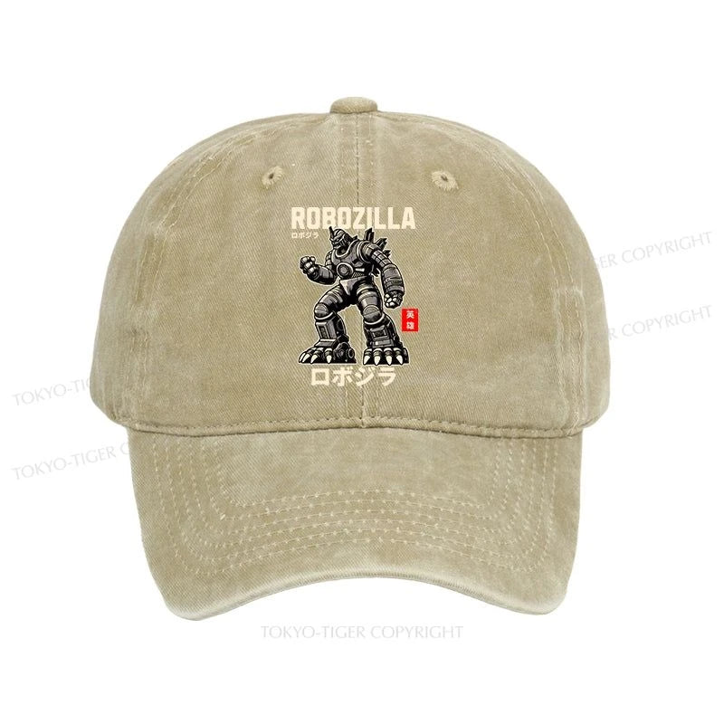 Tokyo-Tiger RoboZilla Manga Japanese Washed Cap