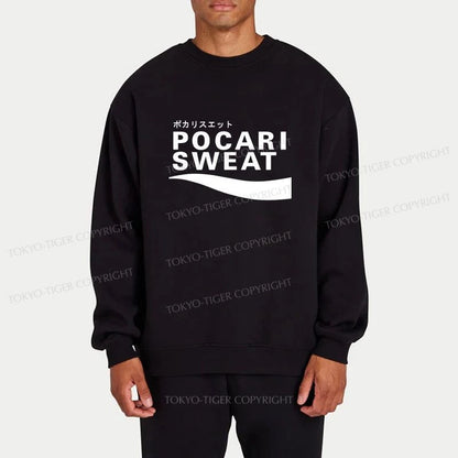 Tokyo-Tiger Japanese Pocari Sweat Logo Sweatshirt