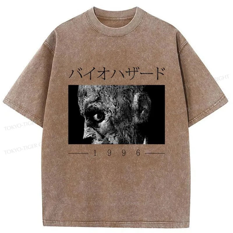 Tokyo-Tiger 1996 Biochemical Crisis Japanese Washed T-Shirt