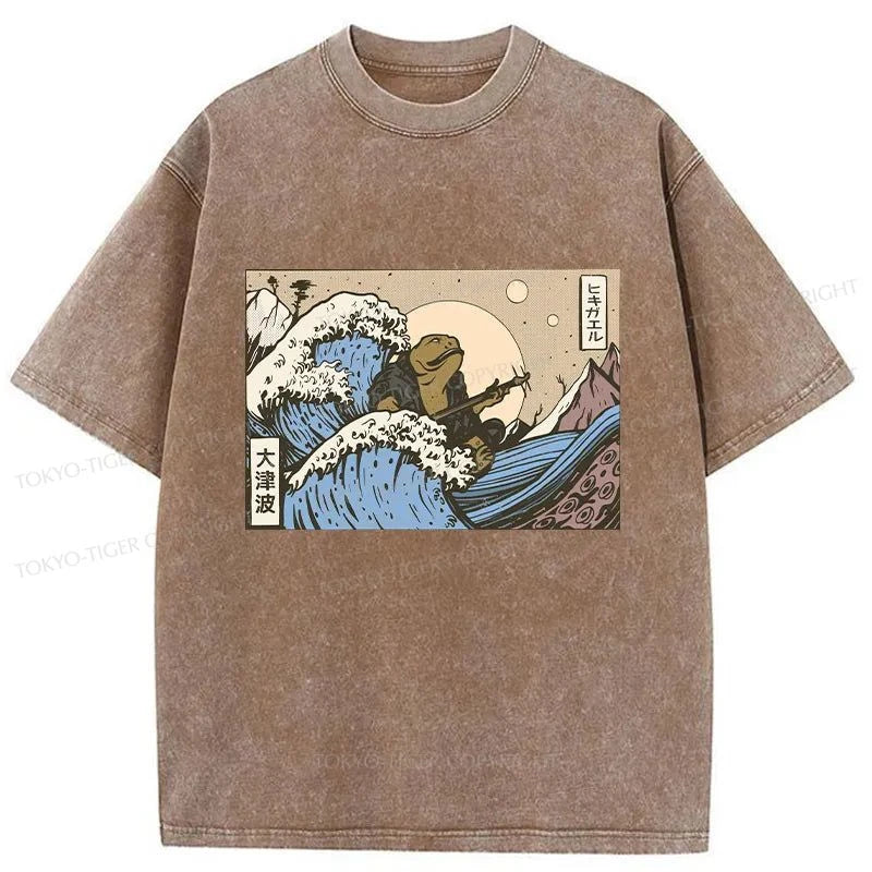 Tokyo-Tiger Japanese Toad Monster Washed T-Shirt