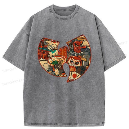 Tokyo-Tiger Wutang Clan Japanese Washed T-Shirt