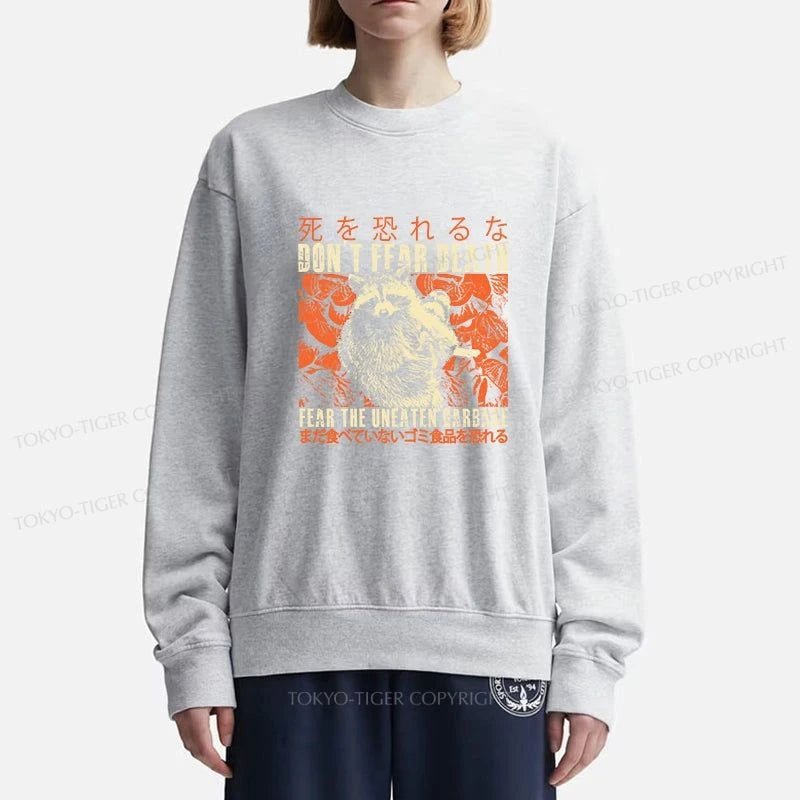 Tokyo-Tiger Timid Raccoon Japanese Sweatshirt