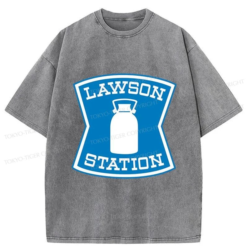 Tokyo-Tiger Lawson Station Japanese Washed T-Shirt