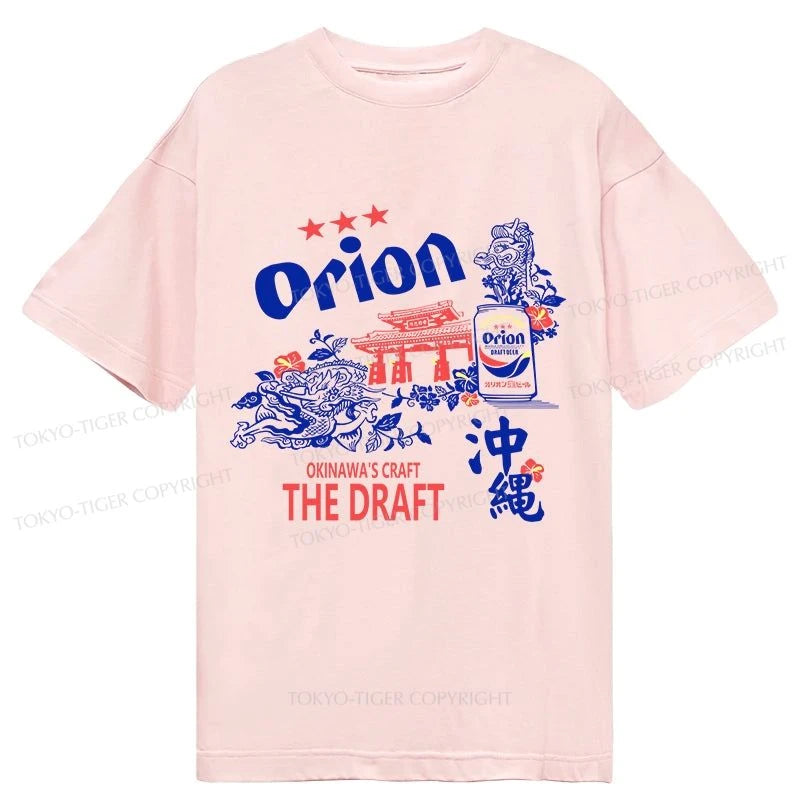 Tokyo-Tiger Orion Beer With Okinawa Classic T-Shirt