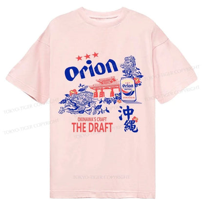 Tokyo-Tiger Orion Beer With Okinawa Classic T-Shirt