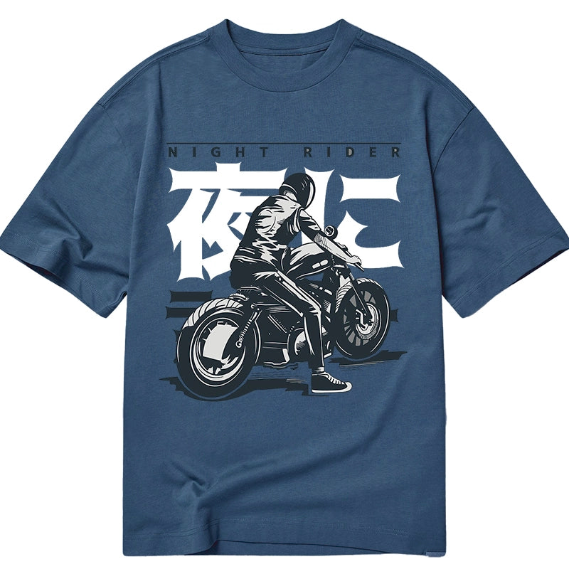 Tokyo-Tiger Motorcyclist Japanese Night Rider Classic T-Shirt